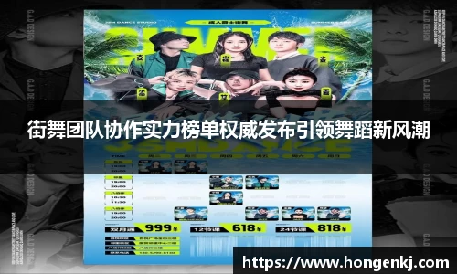 街舞团队协作实力榜单权威发布引领舞蹈新风潮